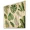 Designart - Tropical Leaf Of Monstera V - Farmhouse Print on Natural Pine Wood